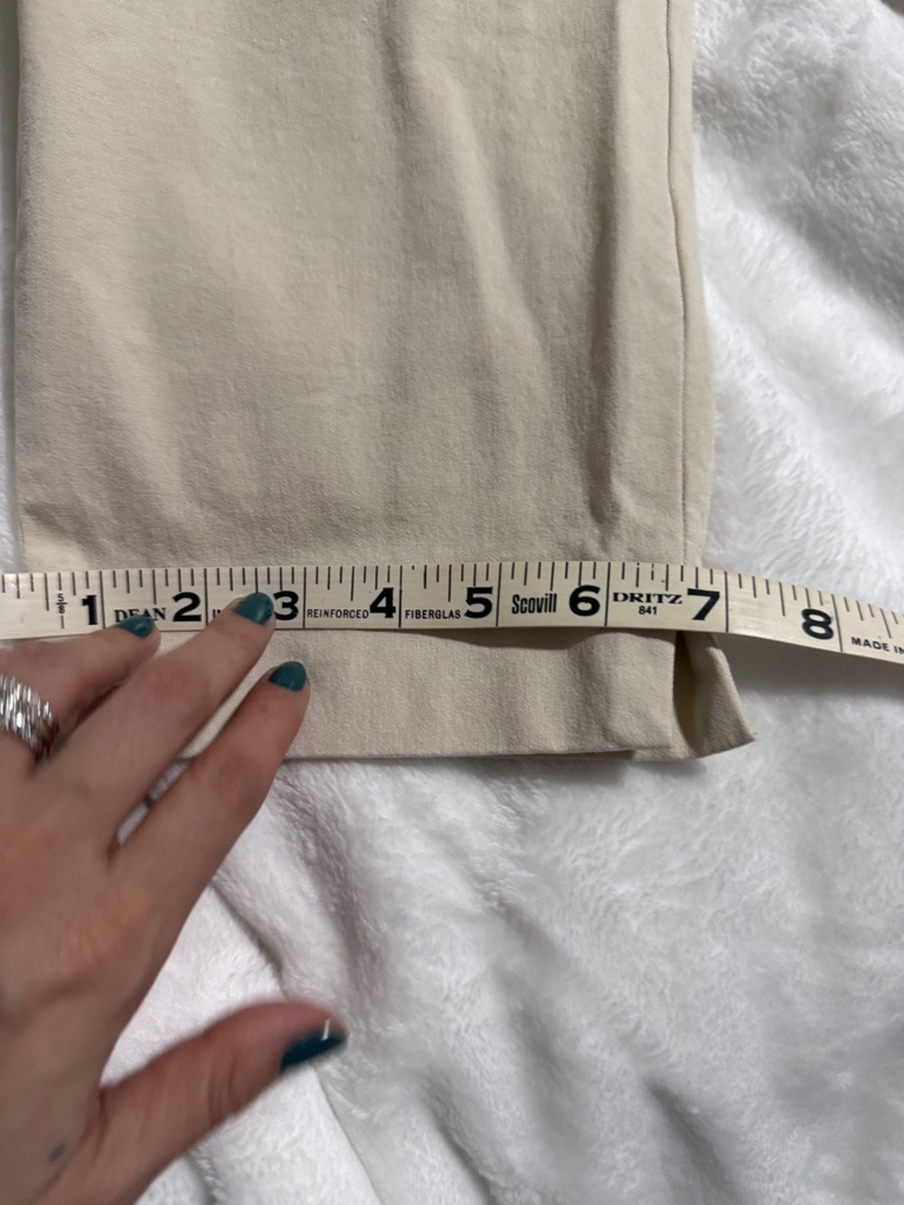 Talbots  Cream Pants - Classic Neutral - Picture 6 of 9